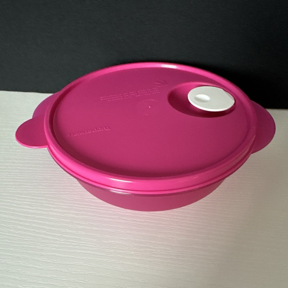 Tupperware Crystalwave Microwave Dish 825ml/ 3.25 cup Food Container Divided